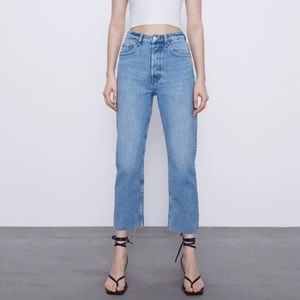 NWT Zara Straight Leg Jeans 14